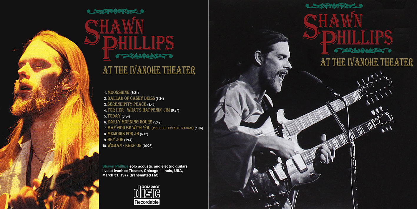 Shawn Phillips at Ivanhoe Theater in Chicago on March 31, 1977 cover